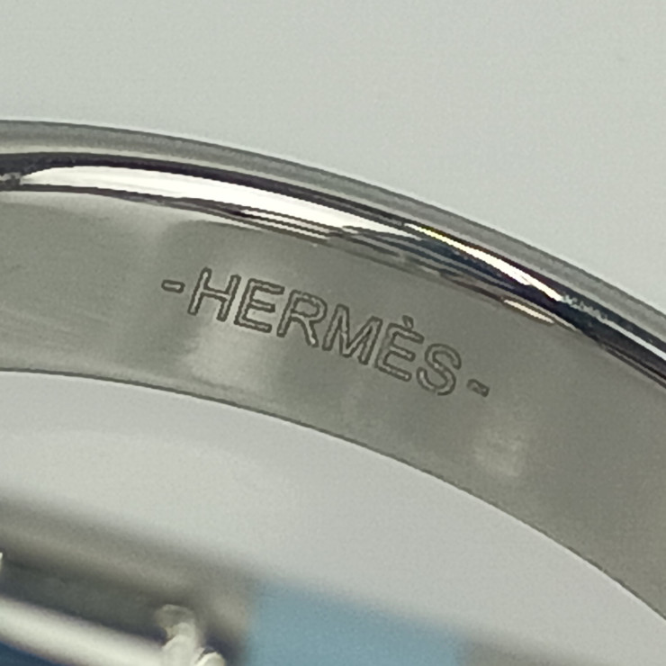 新品未使用展示品 HERMES エルメス 指輪 リング マイヨン H100043FJ0560 シルバー ブルー・ラン ステンレス ラッカーメタル ユニセックス シェーヌ・ダンクル【本物保証】 新品未使用展示品 HERMES エルメス 指輪 リング マイヨン H100043FJ0560 シルバー ブルー・ラン ステンレス ラッカーメタル ユニセックス シェーヌ・ダンクル【本物保証】
