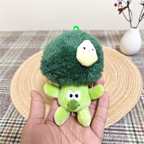 Qoo10] 野菜ブロッコリーキーホルダーペンダントイ
