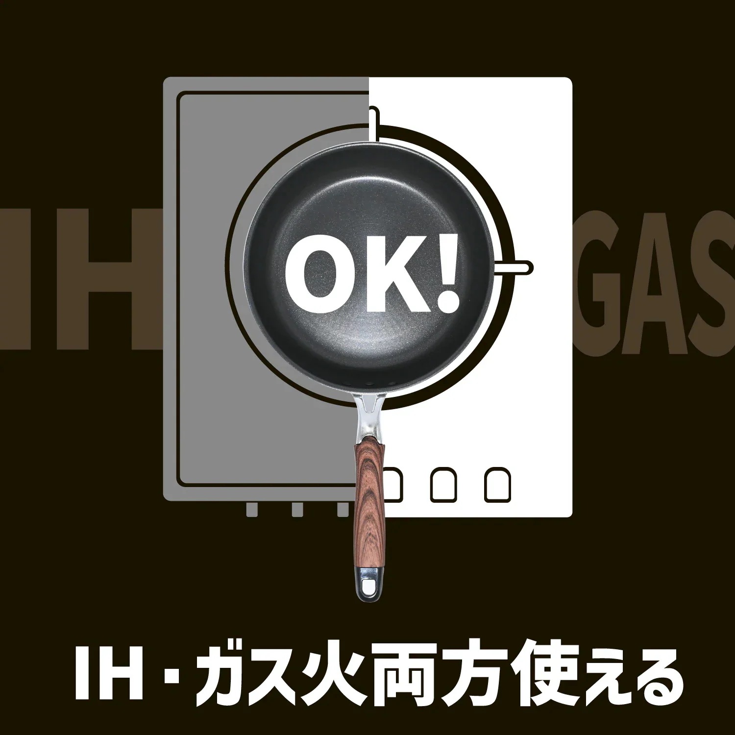 フライパン チタンコート+ふっ素樹脂塗膜加工 ノンスティック 高熱効率 こげつきにくい ガス火 IH対応 PFOA PFOS フリー 耐摩耗性試験75万回クリア (26cm×28cm/炒め鍋) フライパン チタンコート+ふっ素樹脂塗膜加工 ノンスティック 高熱効率 こげつきにくい ガス火 IH対応 PFOA PFOS フリー 耐摩耗性試験75万回クリア (26cm×28cm/炒め鍋)
