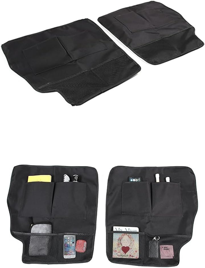 フィアット 500 専用 シートバックポケット 車用収納ポケット 後部座席収納 ハンギングバッグ オックスフォード製 取付簡単 2点セット Aタイプ フィアット 500 専用 シートバックポケット 車用収納ポケット 後部座席収納 ハンギングバッグ オックスフォード製 取付簡単 2点セット Aタイプ