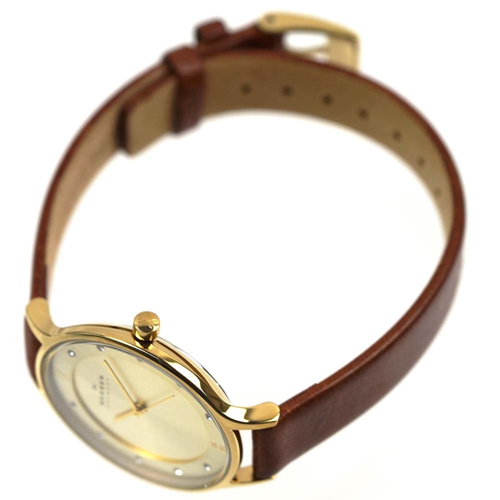 スカーゲン 腕時計 レディース ア二ータ ブラウン ゴールド 薄型 軽量 SKAGEN ANITA SKW2147 スカーゲン 腕時計 レディース ア二ータ ブラウン ゴールド 薄型 軽量 SKAGEN ANITA SKW2147
