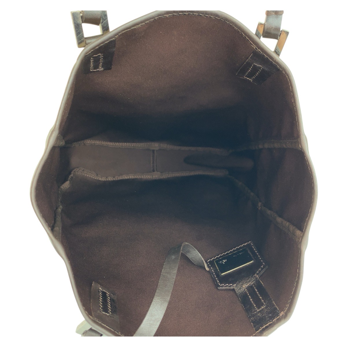 美品 ヴィンテージ ズッキーノ ベージュ ブラウン キャンバス/レザー 8BH006 トートバッグ ハンドバッグ レディース 502516