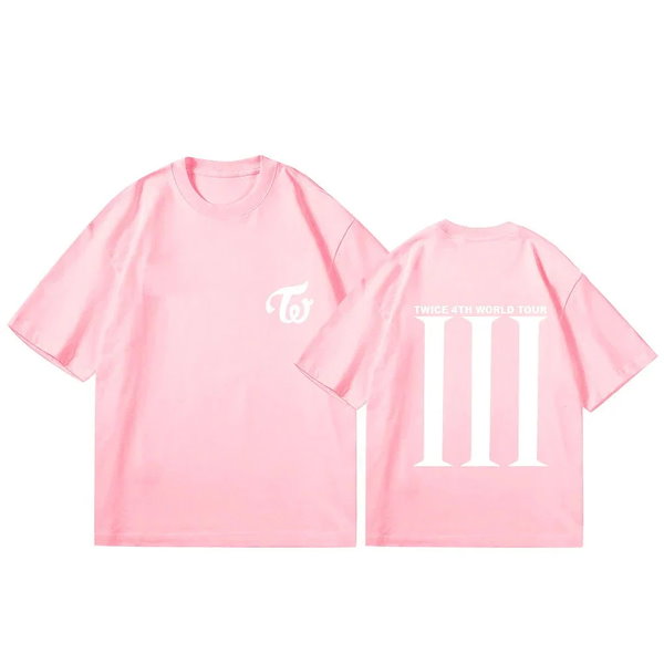 TWICE THIS IS FOR ツアー　半袖　Tシャツ　ホワイト　Lサイズ TWICE this is for tシャツ 白 Lサイズ - メルカリ