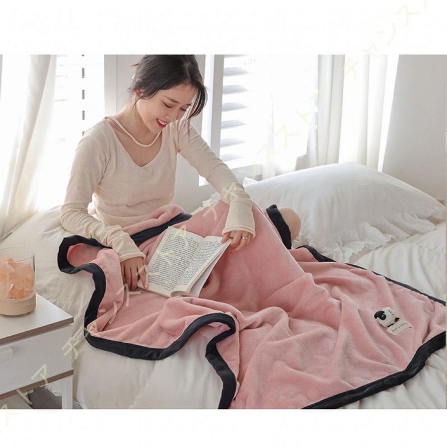 毛布 ダブル オールシーズン 薄手 ブランケット 羊/鹿 柄 敷きパッド 冷房対策 掛け毛布 軽量 毛布 ダブル オールシーズン 薄手 ブランケット 羊/鹿 柄 敷きパッド 冷房対策 掛け毛布 軽量