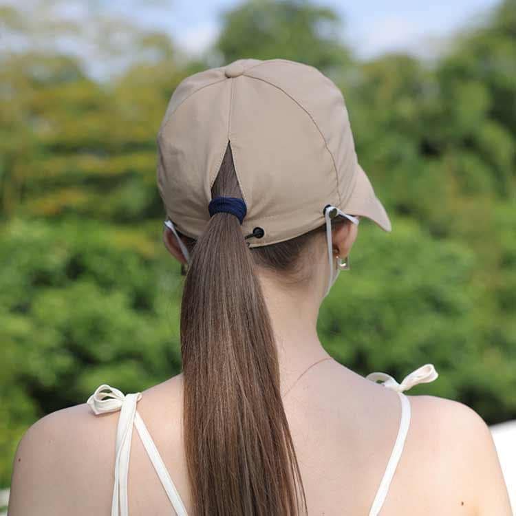 紫外線対策 日 お洒落 小顔効果 ウォーキング つば広 折りたたみ メーカー直販ハット 散歩 帽子 ポニーテール キャスケット 軽量 レディース キャップ