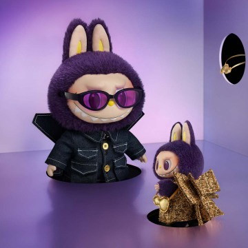 ぬいぐるみ・マスコット LABUBU ラブブ labubu カラフルウサギマスコットぬいぐるみ6個セット
