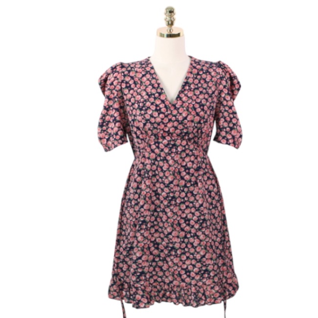 2色 レトロ風 ワンピース 半袖 春 夏 かわいい aライン Aライン フレア フレアスカート ミニ丈 ショート丈 膝上 フリル袖 パフスリーブ 萌袖 Vネック カシュクール スリム タイト 細身 ス 2色 レトロ風 ワンピース 半袖 春 夏 かわいい aライン Aライン フレア フレアスカート ミニ丈 ショート丈 膝上 フリル袖 パフスリーブ 萌袖 Vネック カシュクール スリム タイト 細身 ス