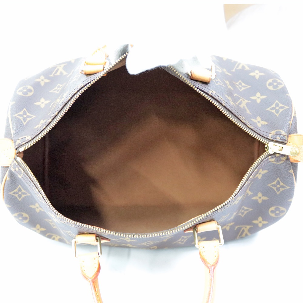 ルイヴィトン LOUIS VUITTON モノグラム ハンドバッグ ブラウン レディース 中古