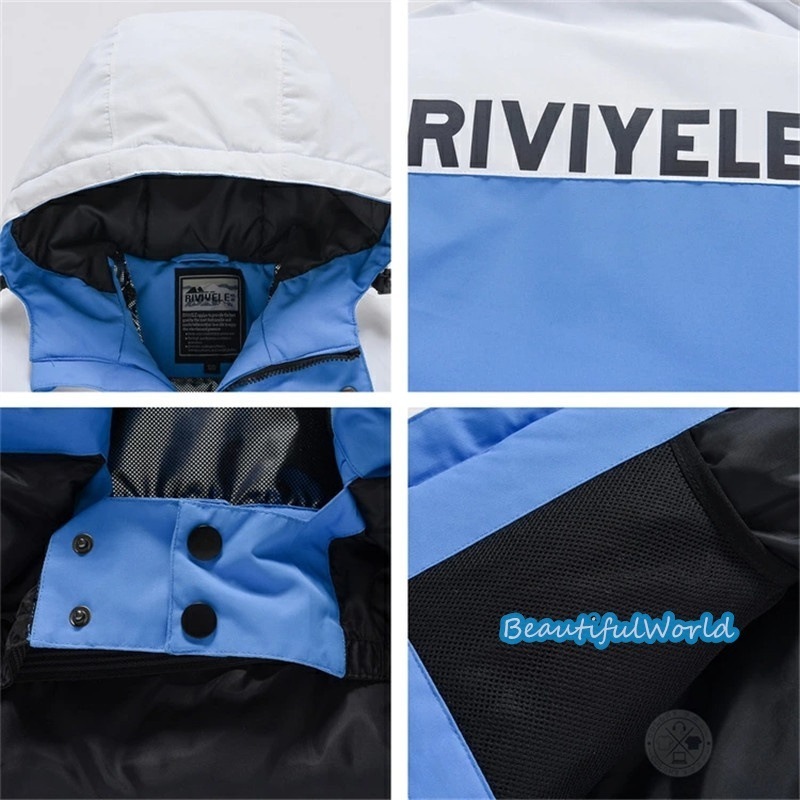 スキーウェア キッズ 上下セット スノーボードウェア ジュニア スノーウェア ジャケット パンツ 男の子 女の子 撥水 防風 保温 雪遊び 中綿 暖かいH43 スキーウェア キッズ 上下セット スノーボードウェア ジュニア スノーウェア ジャケット パンツ 男の子 女の子 撥水 防風 保温 雪遊び 中綿 暖かいH43