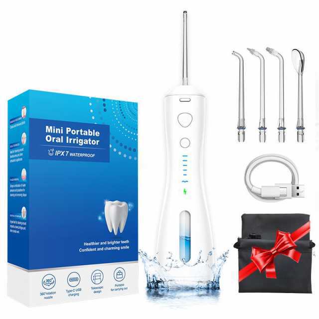 2024年最新 口腔洗浄器 歯垢除去 口内洗浄機 タンクレス 歯間洗浄機 ウォーターフロス IPX7防水
