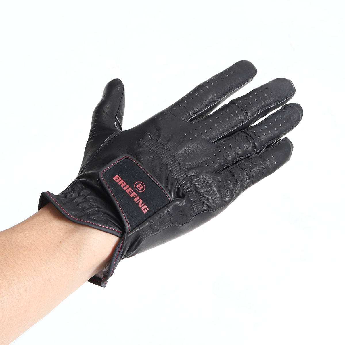 日本正規品ブリーフィング ゴルフ グローブ 右手用 BRIEFING GOLF MENS PREMIUM LEATHER GLOVE-R レザーグローブ 右 手袋 革 メンズ BRG201A17