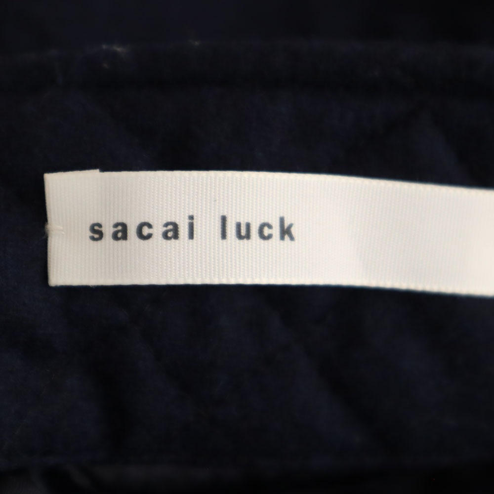 サカイラック キルティング ミニスカート 2 ネイビー sacai luck 中綿入り レディース サカイラック キルティング ミニスカート 2 ネイビー sacai luck 中綿入り レディース