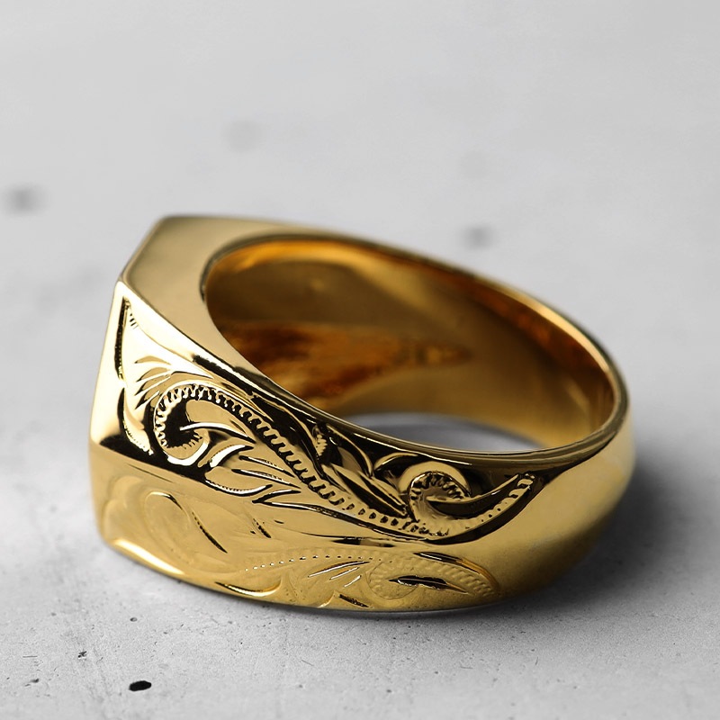 BFF 印台リング カレイキニ [bffr016-g-l]