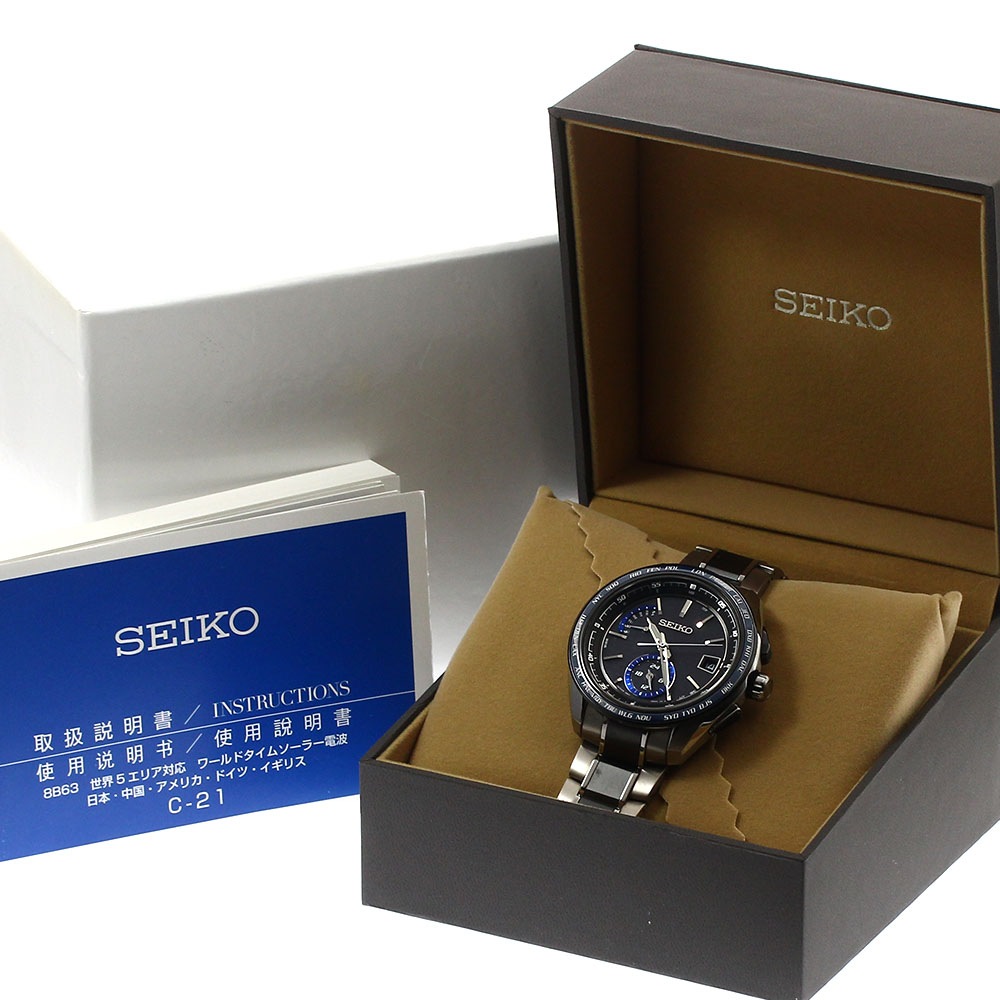 セイコー SEIKO SAGA261/8B63-0AN0 ブライツ デイデイト ソーラー電波 メンズ 美品 箱付き_900502【中古】 セイコー SEIKO SAGA261/8B63-0AN0 ブライツ デイデイト ソーラー電波 メンズ 美品 箱付き_900502【中古】