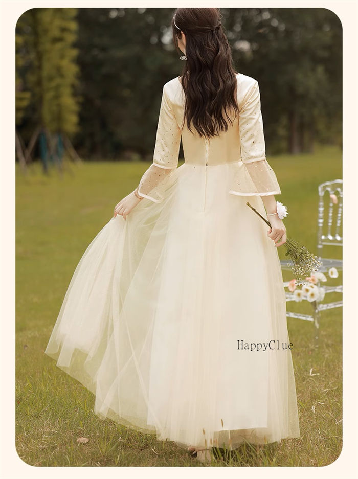 パーティードレス ロングドレス 綺麗め チャイナ風 チャイナドレス 立ち襟 可愛い ドレス 大人 レディース 結婚式 ワンピース Aライン ブライズメイド ドレス お揃いドレス ブライダル フォーマル