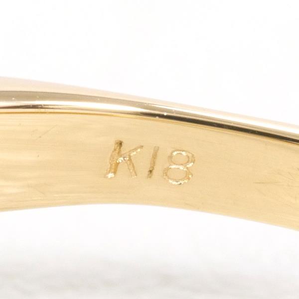 K18 18金 YG リング 指輪 11.5号 パール 約7mm ジュエリー 中古