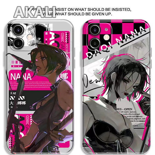 iPhone - Nana&#39;sマーケット 受注商品】ストラップ対応タイプ iPhone case〈ピンク