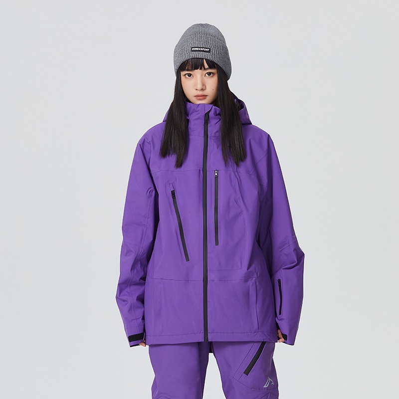 [3日内急速出荷] 韓国風 スノーボードウェア ジャケット スキーウェア トップス アウター パーカー 男女兼用 スノボウェア 防水防寒防雪保温防風通気 単品 防水15000mm