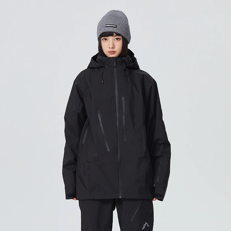 [3日内急速出荷] 韓国風 スノーボードウェア ジャケット スキーウェア トップス アウター パーカー 男女兼用 スノボウェア 防水防寒防雪保温防風通気 単品 防水15000mm