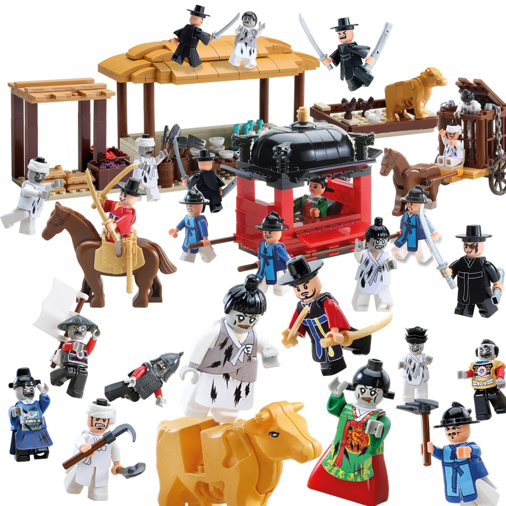 [ゾンビSET] オックスフォードゾンビ実録ゾンビ追撃戦 5900 ZB3673 + フィギュアセット 2200 ZB3674