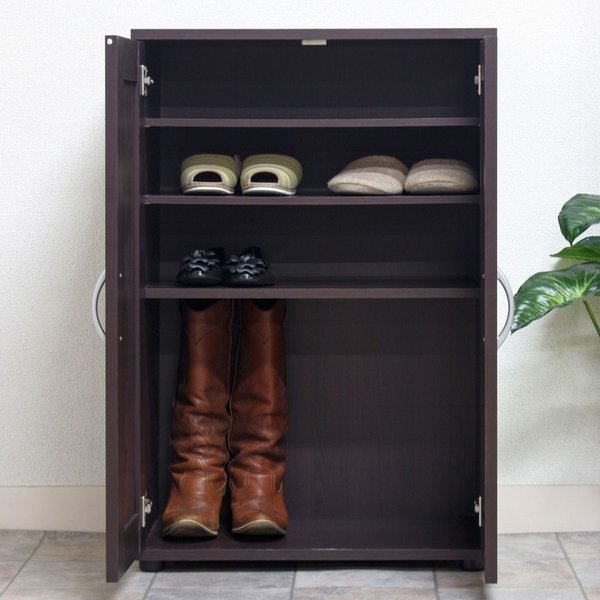 下駄箱 約 幅60cm 奥行36cm 高さ90cm シューズボックス くつ箱 シューズラック 靴 収納 靴棚 可動棚 幅60 玄関収納 玄関 本棚 収納ラック リビング収納 食器棚 木目調