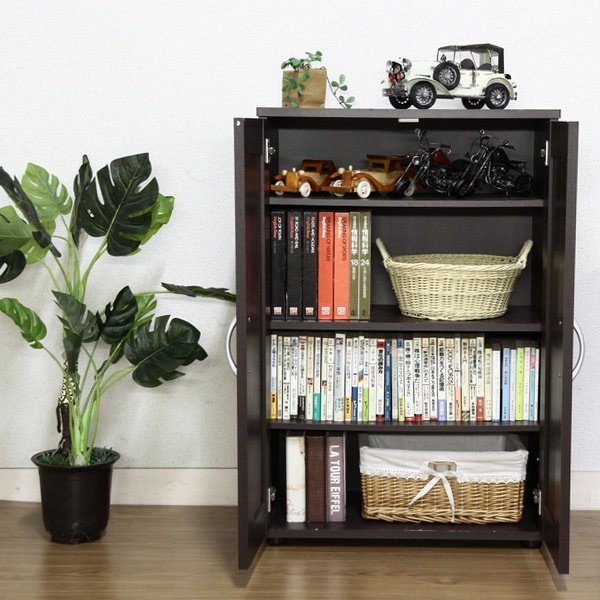 下駄箱 約 幅60cm 奥行36cm 高さ90cm シューズボックス くつ箱 シューズラック 靴 収納 靴棚 可動棚 幅60 玄関収納 玄関 本棚 収納ラック リビング収納 食器棚 木目調