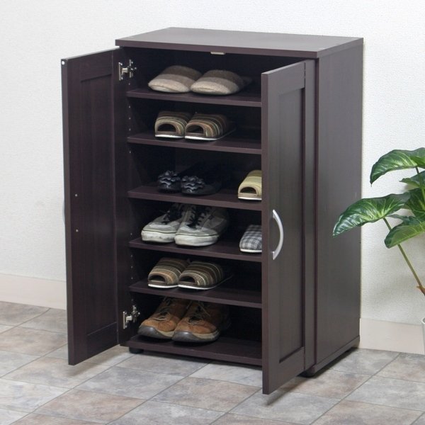 下駄箱 約 幅60cm 奥行36cm 高さ90cm シューズボックス くつ箱 シューズラック 靴 収納 靴棚 可動棚 幅60 玄関収納 玄関 本棚 収納ラック リビング収納 食器棚 木目調