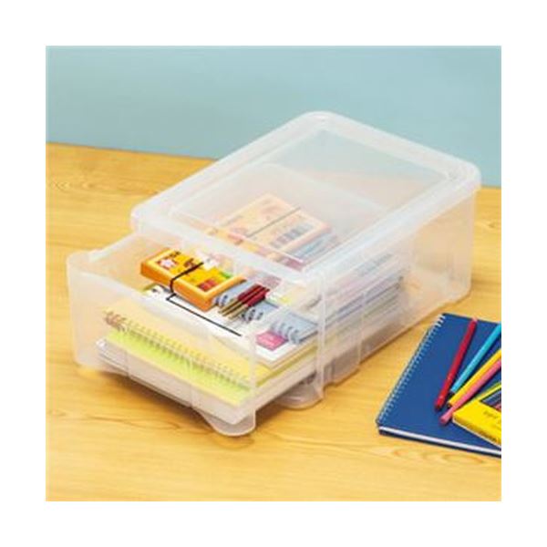 （まとめ）天馬 プレクシーケース S クリア 1個[x10セット]