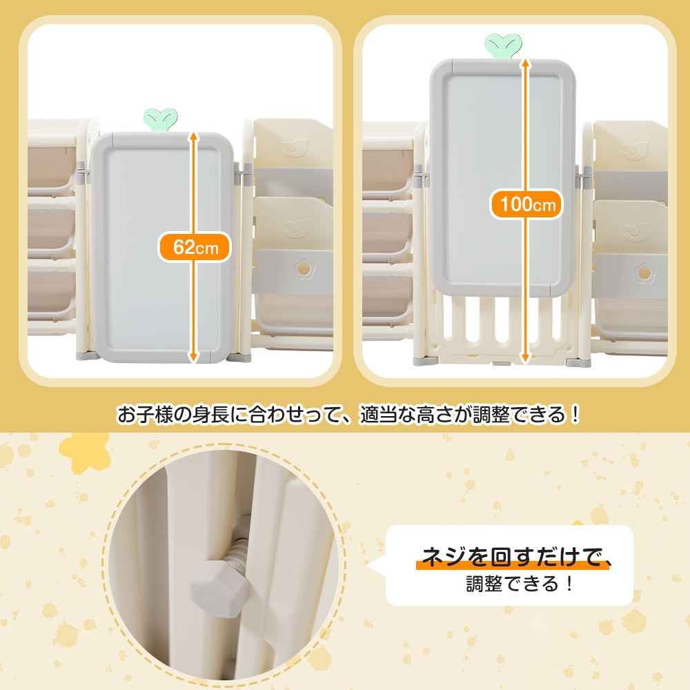 3in1おもちゃ棚＆絵本棚＆描きボード 折り畳み 本棚 書棚 絵本棚 大容量 キッズ 収納ラック ラック おしゃれ 組立カンタン こども Grey+White HDPE