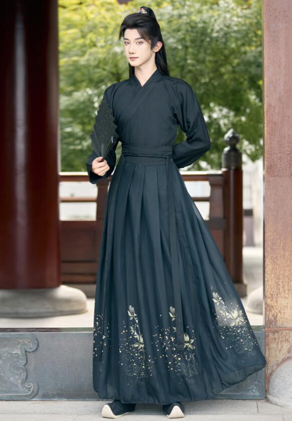 中華コスプレ衣装3点セット チャイナ服 ハロウィン 衣装 メンズ レディース 男女兼用 漢服 中華服 蓮 ハス 連花 金色のプリント 交差襟 袴風 暗黒 水墨風 振袖羽織付き 中国 古代 時代劇 コス 中華コスプレ衣装3点セット チャイナ服 ハロウィン 衣装 メンズ レディース 男女兼用 漢服 中華服 蓮 ハス 連花 金色のプリント 交差襟 袴風 暗黒 水墨風 振袖羽織付き 中国 古代 時代劇 コス