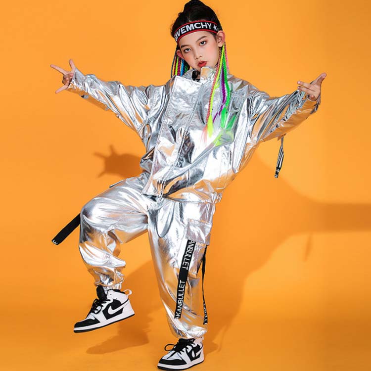 ヒップホップ ダンス衣装 キラキラ ダンス衣装 ジャケット ズボン 男の子 シルバー パンツ キッズ セットアップ hiphop セット 上下セット 女の子 160 ポッピング 子供 ダンスウェア ス ヒップホップ ダンス衣装 キラキラ ダンス衣装 ジャケット ズボン 男の子 シルバー パンツ キッズ セットアップ hiphop セット 上下セット 女の子 160 ポッピング 子供 ダンスウェア ス