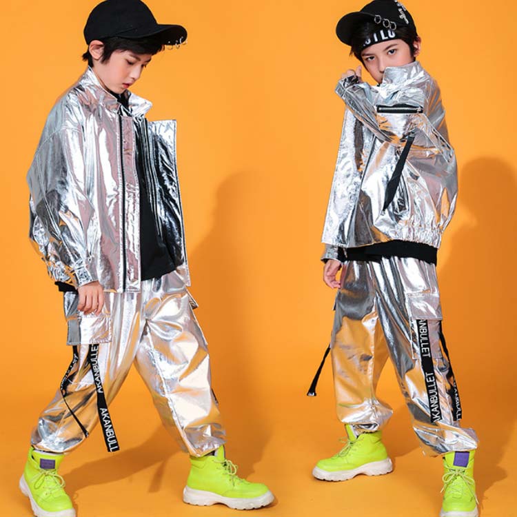ヒップホップ ダンス衣装 キラキラ ダンス衣装 ジャケット ズボン 男の子 シルバー パンツ キッズ セットアップ hiphop セット 上下セット 女の子 160 ポッピング 子供 ダンスウェア ス ヒップホップ ダンス衣装 キラキラ ダンス衣装 ジャケット ズボン 男の子 シルバー パンツ キッズ セットアップ hiphop セット 上下セット 女の子 160 ポッピング 子供 ダンスウェア ス
