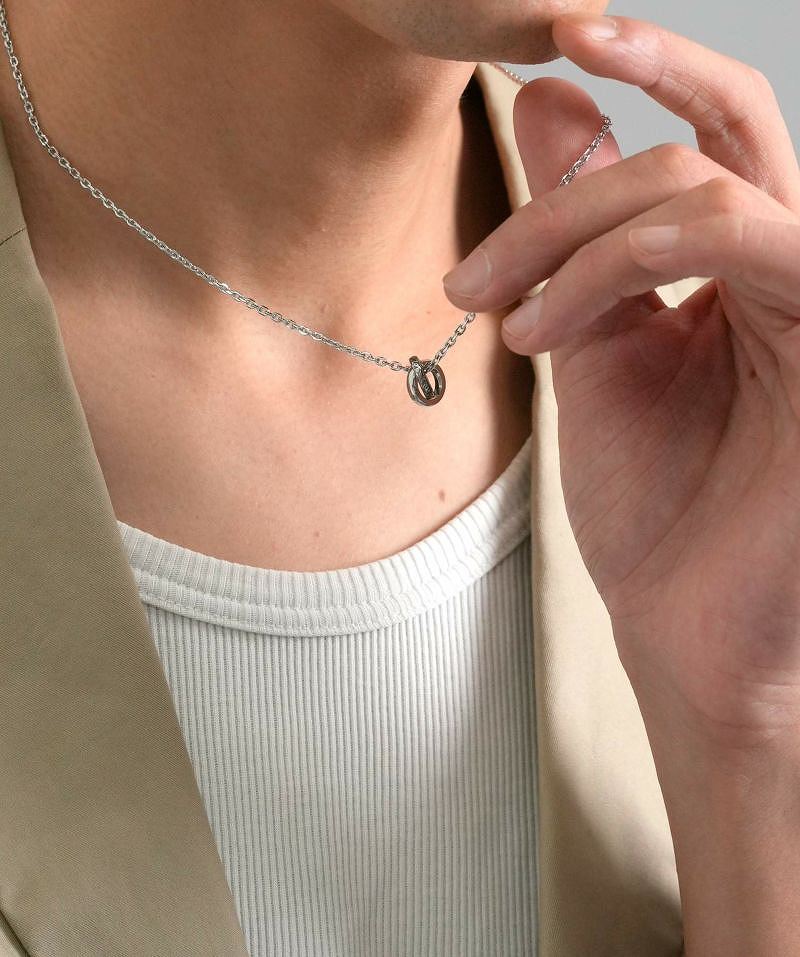 ネックレス メンズ ナチュラル ハワイアン ダブルリング ネックレス サージカルステンレス316L LH-03NE0455 ステンレス アレルギーフリー 【ネコポス】 ネックレス メンズ ナチュラル ハワイアン ダブルリング ネックレス サージカルステンレス316L LH-03NE0455 ステンレス アレルギーフリー 【ネコポス】