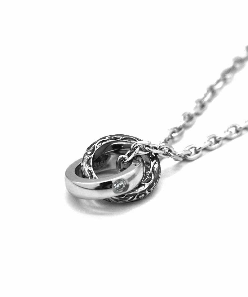 ネックレス メンズ ナチュラル ハワイアン ダブルリング ネックレス サージカルステンレス316L LH-03NE0455 ステンレス アレルギーフリー 【ネコポス】 ネックレス メンズ ナチュラル ハワイアン ダブルリング ネックレス サージカルステンレス316L LH-03NE0455 ステンレス アレルギーフリー 【ネコポス】