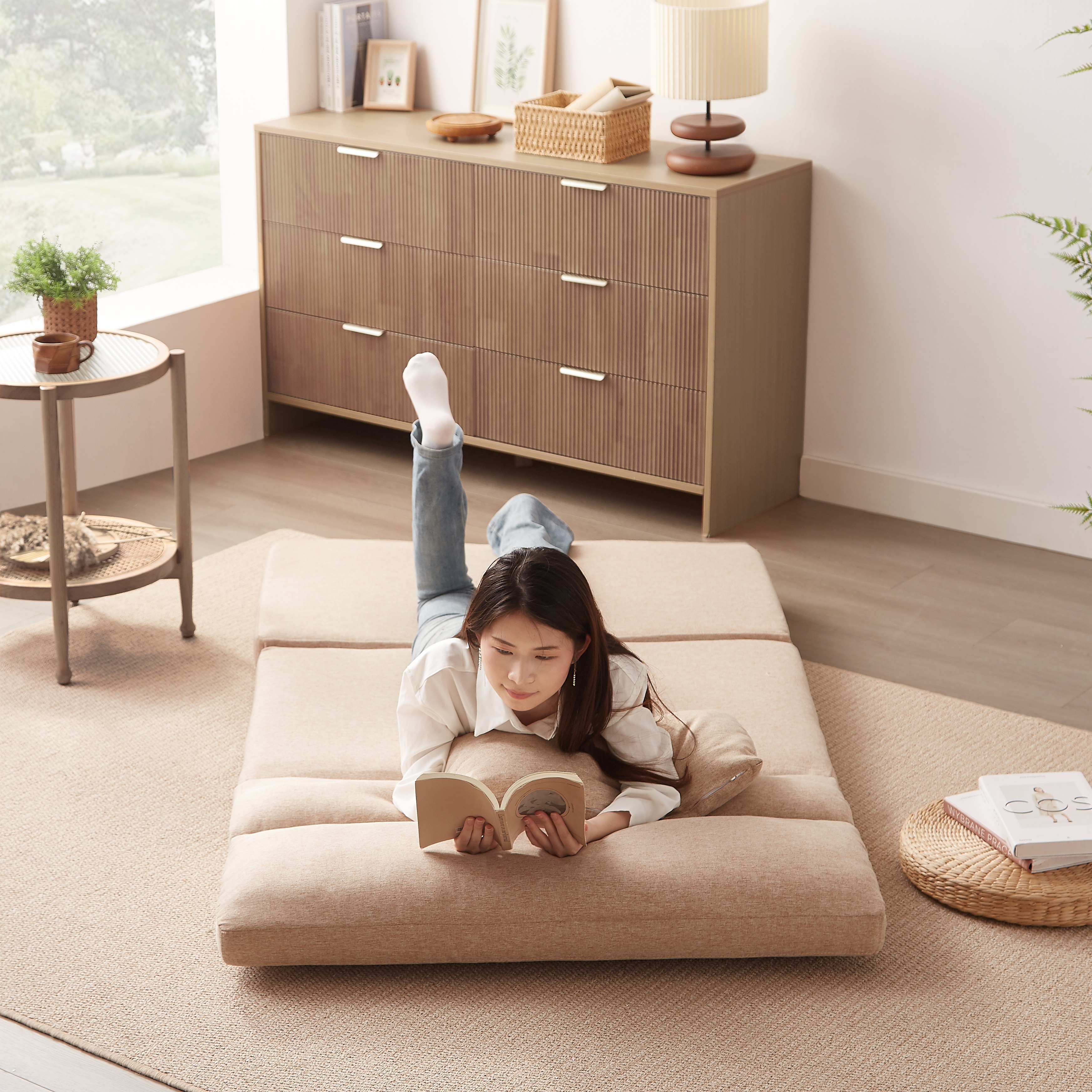 335折りたたみ ソファベッド 座椅子 幅103cm 2人掛け ソファ リクライニング 5段階 コンパクト P1/P2 おしゃれ 335折りたたみ ソファベッド 座椅子 幅103cm 2人掛け ソファ リクライニング 5段階 コンパクト P1/P2 おしゃれ