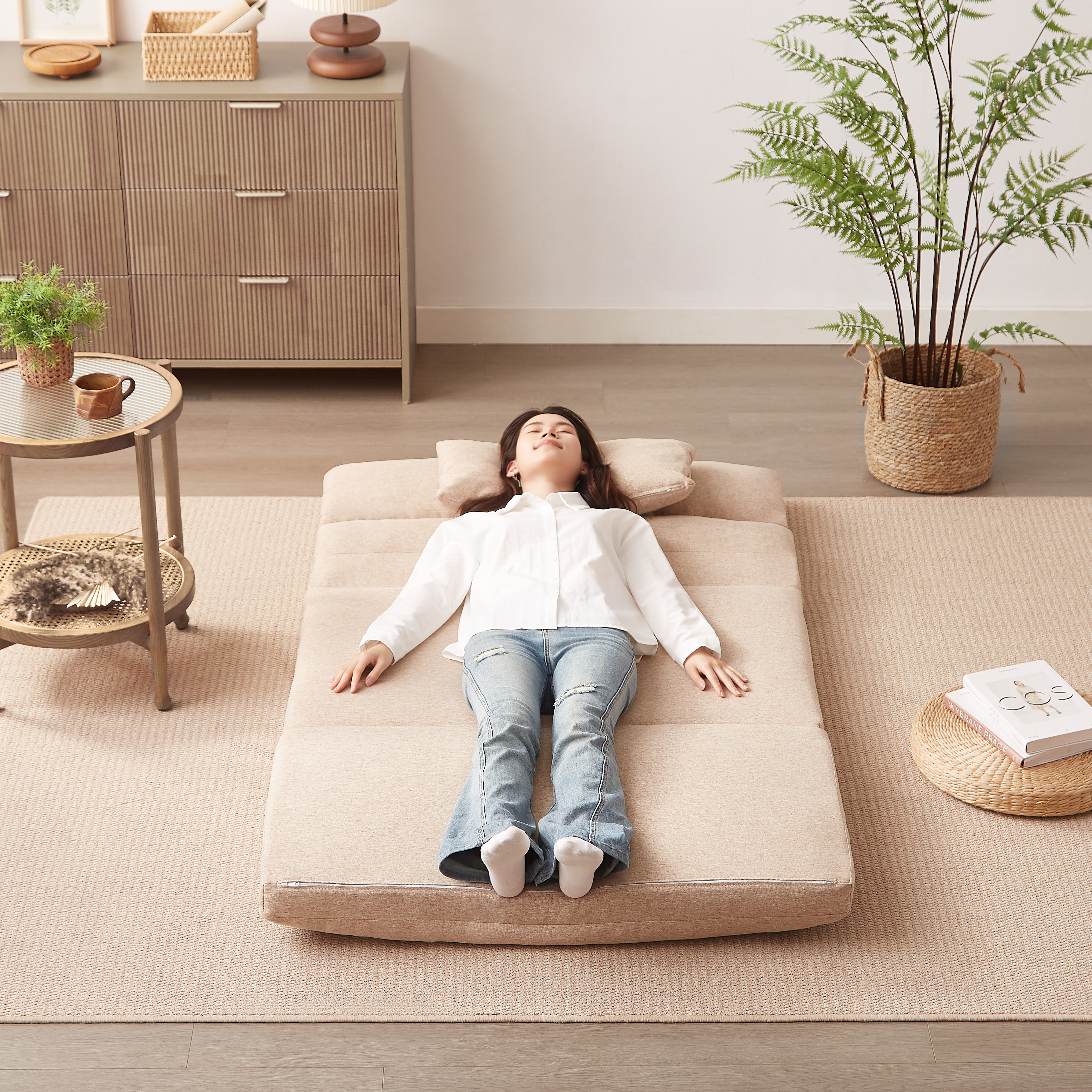 335折りたたみ ソファベッド 座椅子 幅103cm 2人掛け ソファ リクライニング 5段階 コンパクト P1/P2 おしゃれ 335折りたたみ ソファベッド 座椅子 幅103cm 2人掛け ソファ リクライニング 5段階 コンパクト P1/P2 おしゃれ