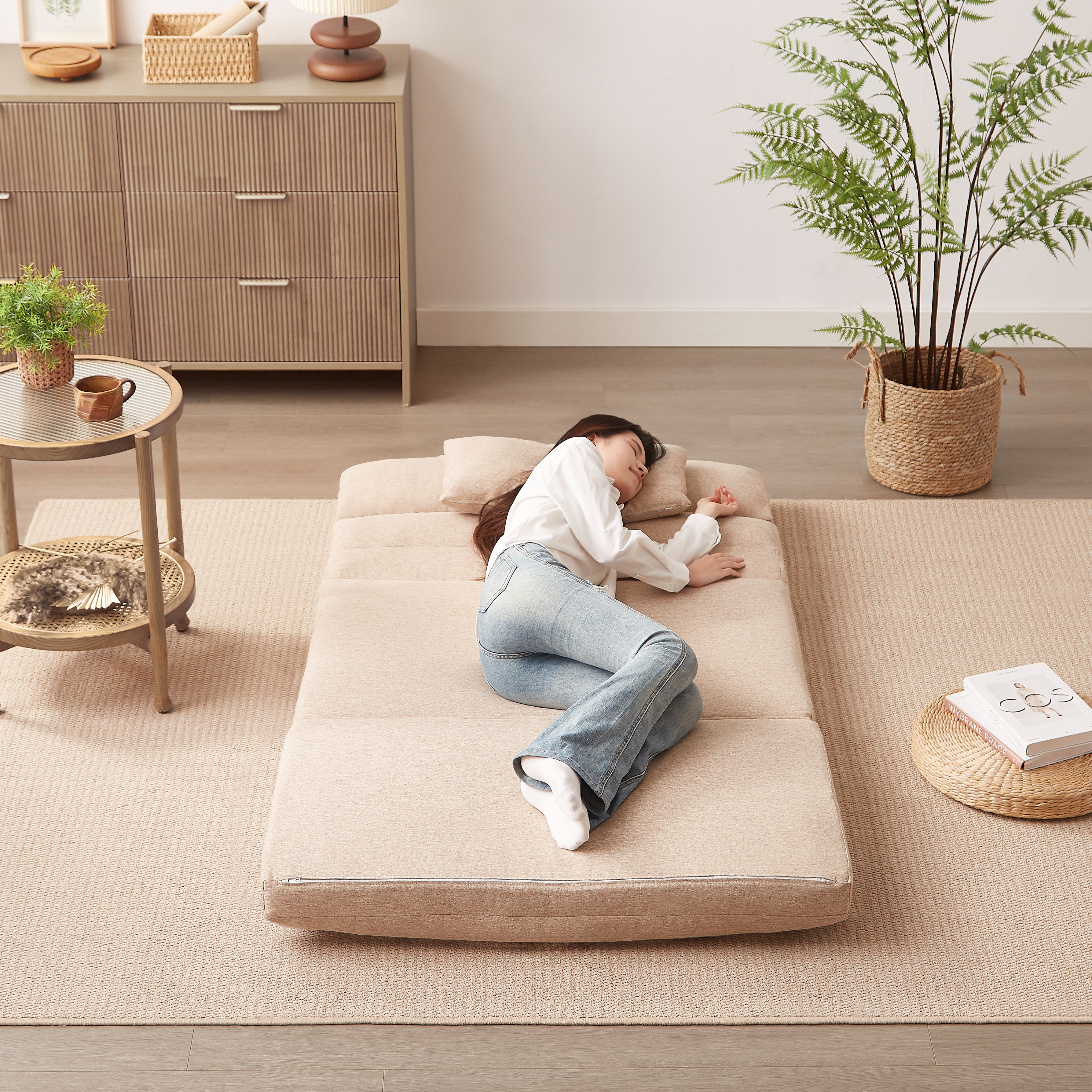 335折りたたみ ソファベッド 座椅子 幅103cm 2人掛け ソファ リクライニング 5段階 コンパクト P1/P2 おしゃれ 335折りたたみ ソファベッド 座椅子 幅103cm 2人掛け ソファ リクライニング 5段階 コンパクト P1/P2 おしゃれ