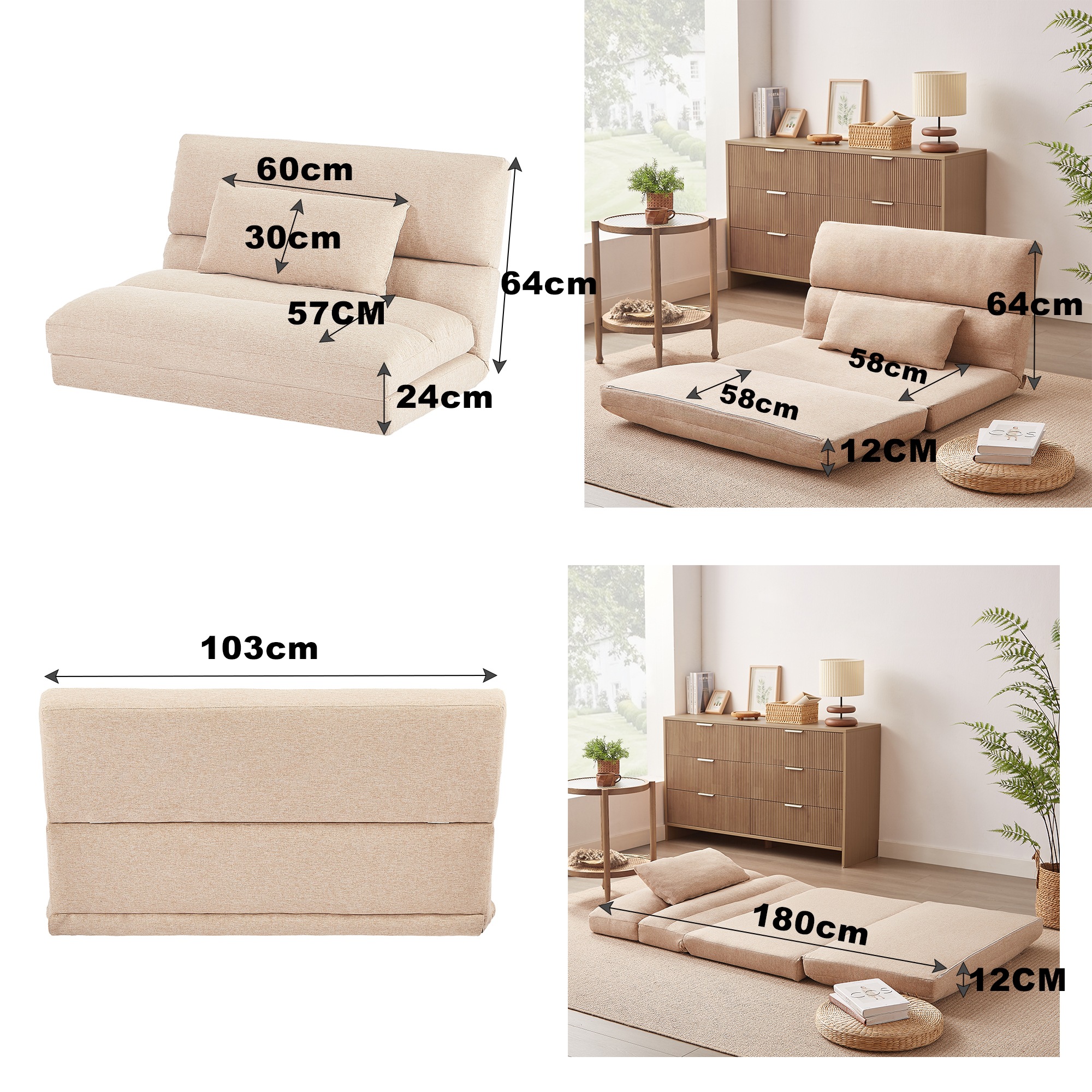 335折りたたみ ソファベッド 座椅子 幅103cm 2人掛け ソファ リクライニング 5段階 コンパクト P1/P2 おしゃれ 335折りたたみ ソファベッド 座椅子 幅103cm 2人掛け ソファ リクライニング 5段階 コンパクト P1/P2 おしゃれ