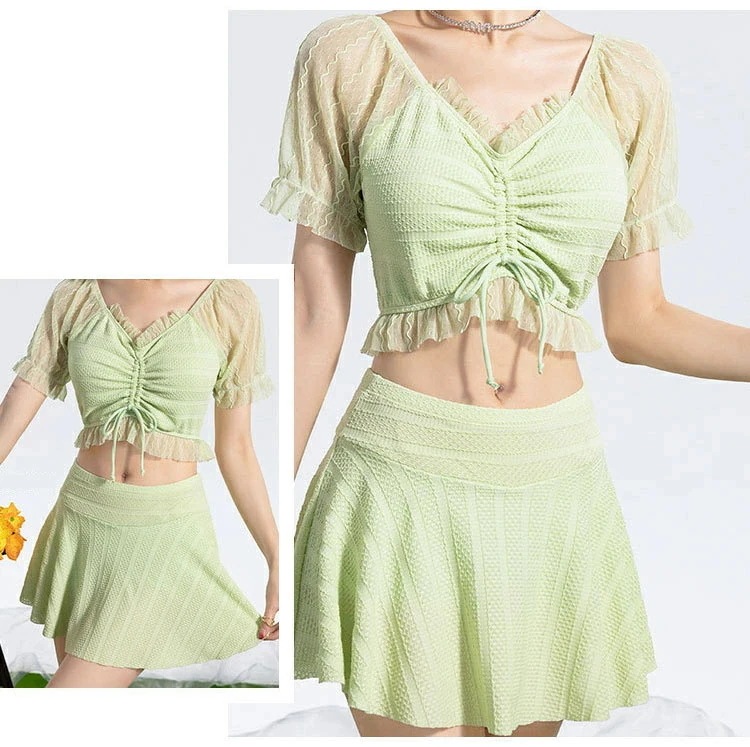 水着 レディース 体型カバー 2点セット 20代 30代 40代 温泉 水着 セレパート かわいい シャツ 上下別 みずぎ 女子 無地 上下セット 水着 ショートパンツ 大人 フィットネス 水着 着痩