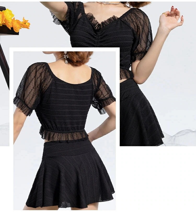 水着 レディース 体型カバー 2点セット 20代 30代 40代 温泉 水着 セレパート かわいい シャツ 上下別 みずぎ 女子 無地 上下セット 水着 ショートパンツ 大人 フィットネス 水着 着痩