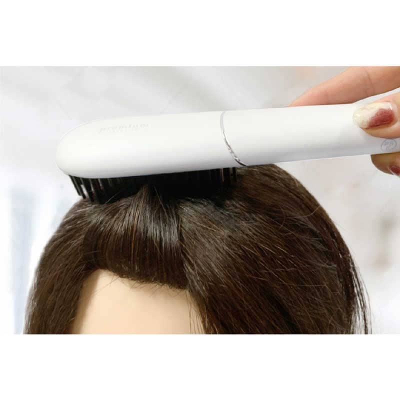 AMAVILA　ブラシ型ヘアアイロン Carerise Premium(ケアライズプレミアム)(国内・海外対応(100～240V)) ［交流(コード)式］ シルキーホワイト　B-60