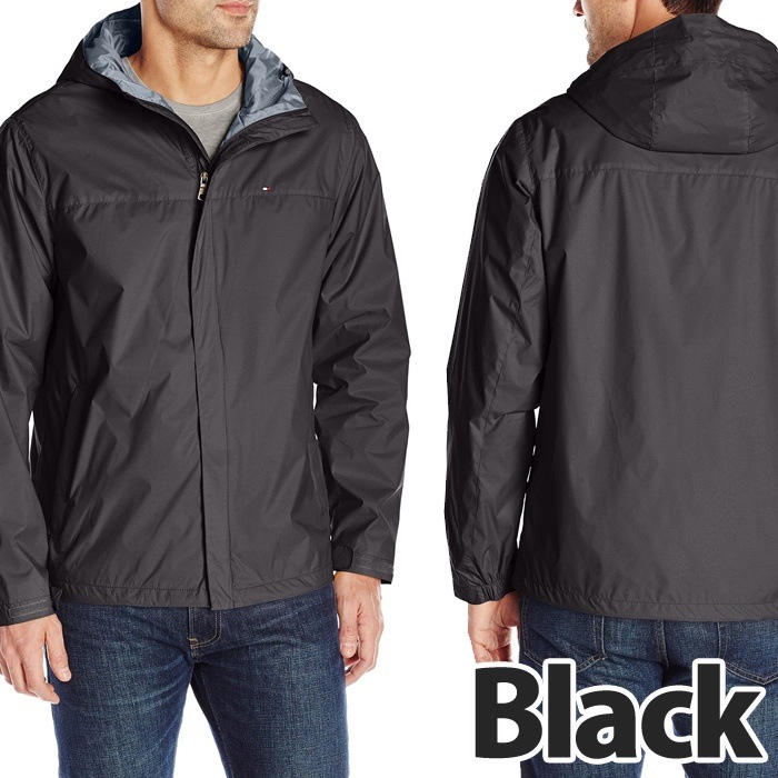 TOMMY HILFIGER トミーヒルフィガー メンズ ナイロンジャケット ブラック　レッド　ネイビー 撥水加工 t451