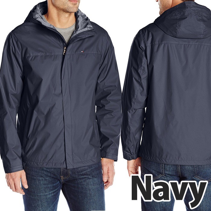 TOMMY HILFIGER トミーヒルフィガー メンズ ナイロンジャケット ブラック　レッド　ネイビー 撥水加工 t451