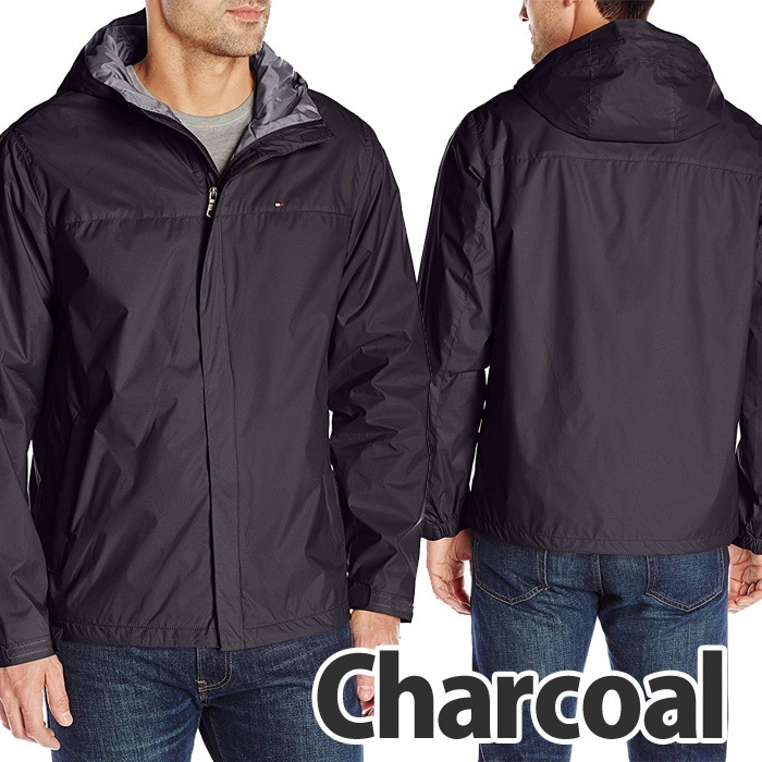 TOMMY HILFIGER トミーヒルフィガー メンズ ナイロンジャケット ブラック　レッド　ネイビー 撥水加工 t451