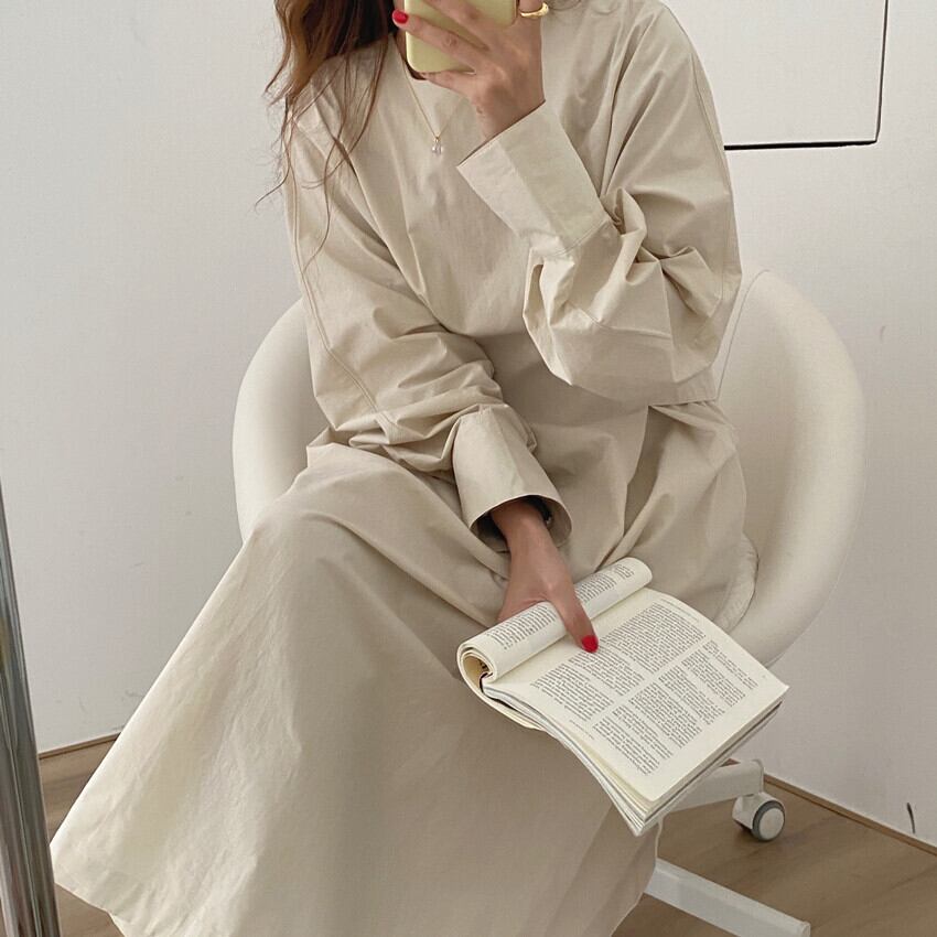 ワンピース 上着 人気 おすすめ おしゃれ お洒落 激安 安い プチプラ 長袖 ロング ラウンドネック 丸首 ふわふわ パフスリーブ ふんわり Aライン 無地 コットン 綿 ポリエステル l ワンピース 上着 人気 おすすめ おしゃれ お洒落 激安 安い プチプラ 長袖 ロング ラウンドネック 丸首 ふわふわ パフスリーブ ふんわり Aライン 無地 コットン 綿 ポリエステル l