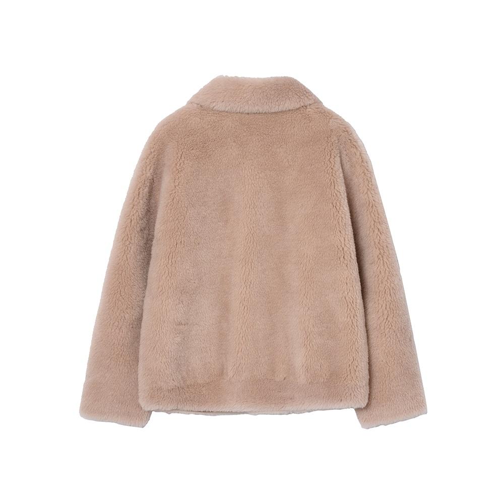 【LEFT SEOUL】 REAL WOOL CROP JACKET : 3COLOR