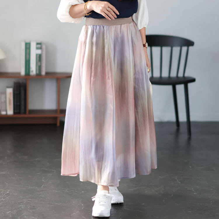 【即納】大きいサイズレディース ボトムス スカート オーロラシフォンフレアスカート ロングスカート シフォンスカート フレアスカート ロング マキシ オーロラ シフォン フレア ストレッチ ウエストゴ 【即納】大きいサイズレディース ボトムス スカート オーロラシフォンフレアスカート ロングスカート シフォンスカート フレアスカート ロング マキシ オーロラ シフォン フレア ストレッチ ウエストゴ