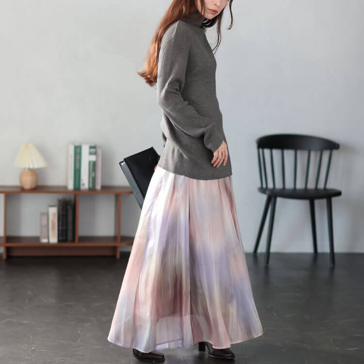 【即納】大きいサイズレディース ボトムス スカート オーロラシフォンフレアスカート ロングスカート シフォンスカート フレアスカート ロング マキシ オーロラ シフォン フレア ストレッチ ウエストゴ 【即納】大きいサイズレディース ボトムス スカート オーロラシフォンフレアスカート ロングスカート シフォンスカート フレアスカート ロング マキシ オーロラ シフォン フレア ストレッチ ウエストゴ