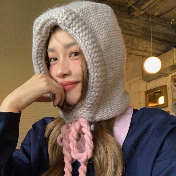 絶対的な信頼 Qoo10] 韓国系手編み太棒ニットバラクラファ 期間 服＆ファッション小物