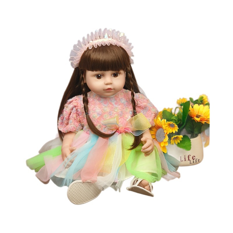 リボーンドールフルプラスチックボディはつまむことができますシミュレーション赤ちゃんのおもちゃ女の子の変更ギフト人形 リボーンドールフルプラスチックボディはつまむことができますシミュレーション赤ちゃんのおもちゃ女の子の変更ギフト人形